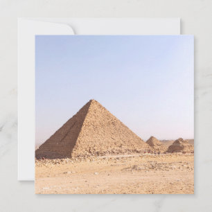 Pyramids of Giza Photography Invitation