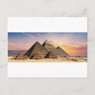 pyramids postcard
