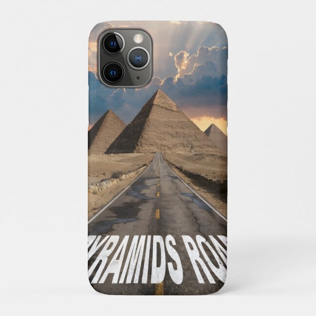 Pyramids Road Egypt Desert Landmark Art Case-Mate iPhone Case (Back)