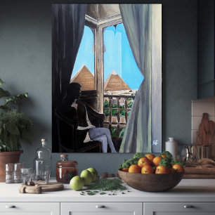 Pyramisa Hotel Painting by Alfred Fox Canvas Print