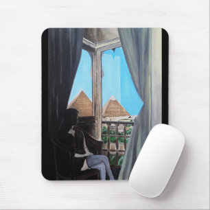 Pyramisa Hotel Painting by Alfred Fox Mouse Mat