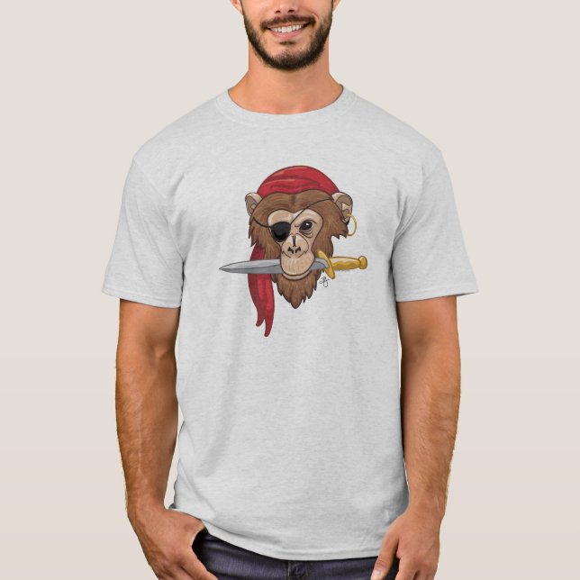 Pyrate Monkey T-Shirt (Front)