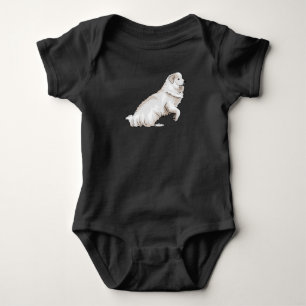 Pyrenean Mountain Dog Great Pyrenees Baby Bodysuit