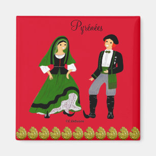 Pyrénées, France Magnet