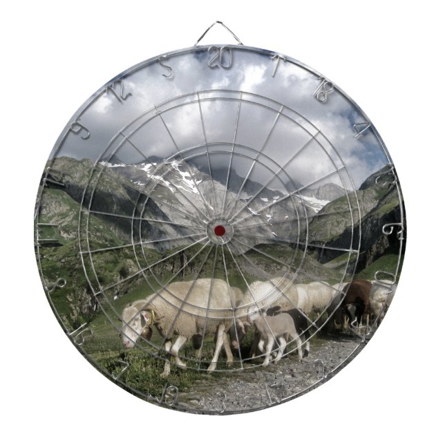 pyrenees landscape dartboard (Front)