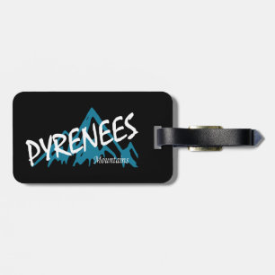 Pyrenees Mountains Luggage Tag