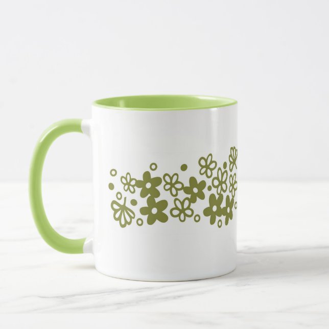 Pyrex Crazy Daisy Mug (Left)