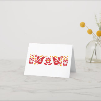 Pyrex Friendship Notecard  Vintage