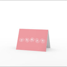 Pyrex Pink Daisy Notecard