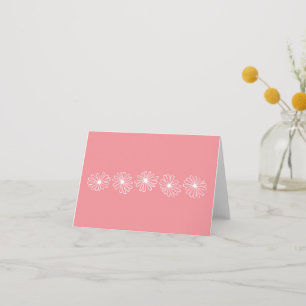 Pyrex Pink Daisy Notecard