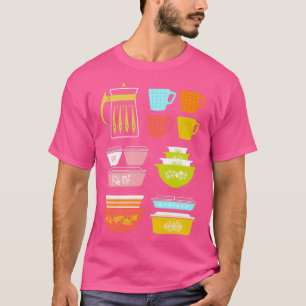 Pyrex Pretties - Vintage Glass Kitchenware  T-Shirt