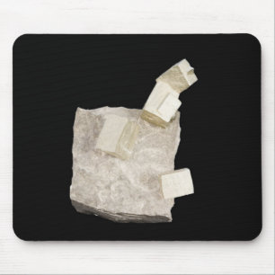 Pyrite Crystals in Shale Mouse Mat