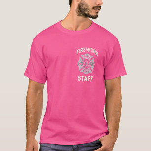 Pyro Expert FIREWORK STAFF 4th of July Safety Thir T-Shirt
