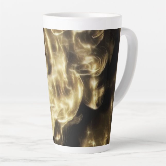 Pyroclastic Glow Latte Mug (Right Angle)