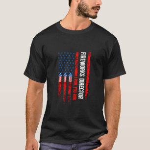 Pyrotechnik FIREWORKS DIRECTOR I RUN YOU RUN Funny T-Shirt
