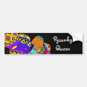 Pysanky Queen Bumper Sticker