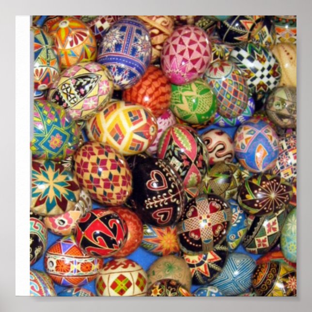 Pysanky - Ukrainian Easter Eggs Poster (Front)