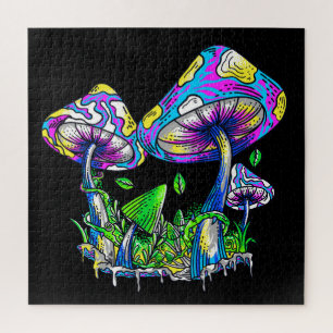Pyschedelic Mushrooms Jigsaw Puzzle