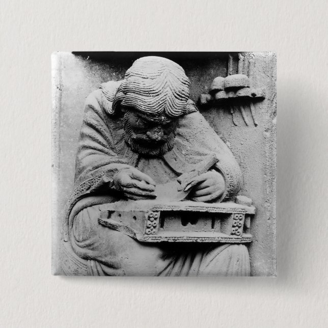 Pythagoras 15 Cm Square Badge (Front)