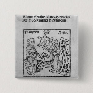 Pythagoras  and Music 15 Cm Square Badge