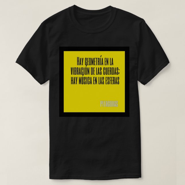 Pythagoras Greeting Card T-Shirt (Design Front)