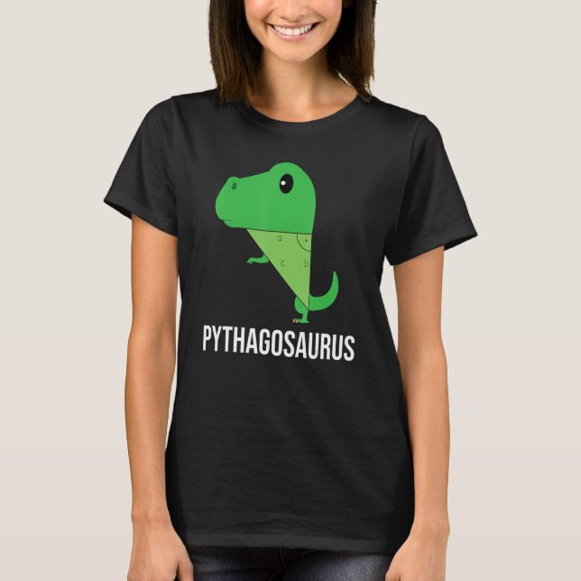 Pythagoras Math Theorem Rex T-Shirt (Front)