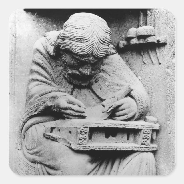 Pythagoras Square Sticker (Front)