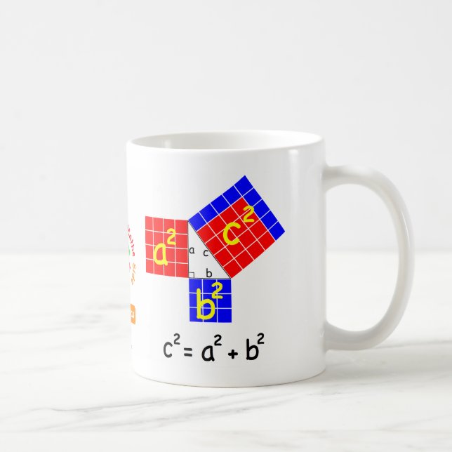 Pythagoras' Theorem Mug (Right)