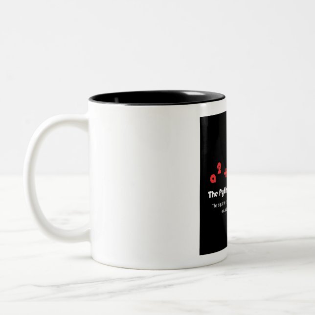 Pythagorean Theorem Coffee Mug (Left)