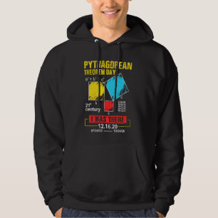 Pythagorean Theorem Day I Was There Math Teacher M Hoodie