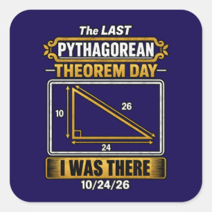 Pythagorean Theorem Day Stickers