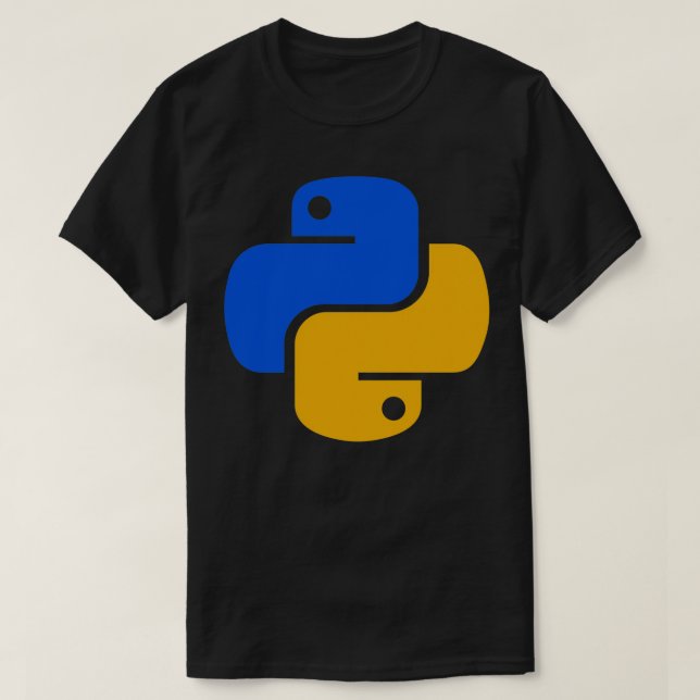 PYTHON AWESOME LOGO T-Shirt (Design Front)
