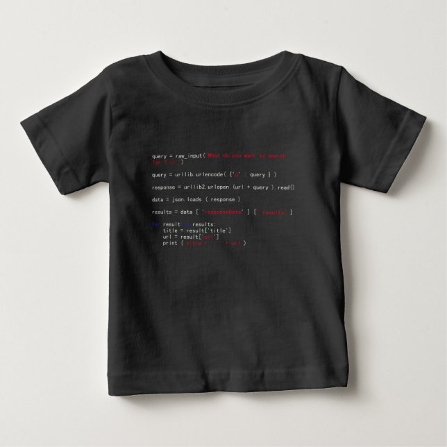 Python Baby T-Shirt (Front)