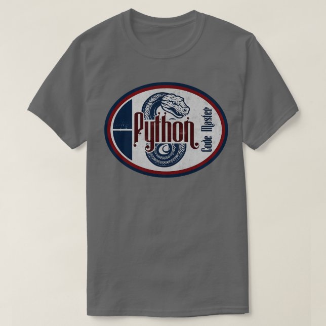 Python Code Master T-Shirt (Design Front)