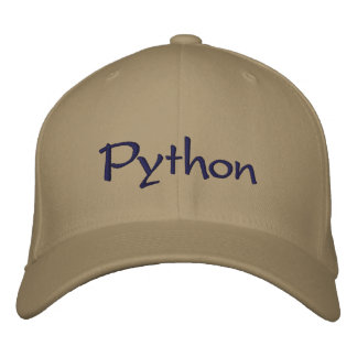 Python Embroidered Hat