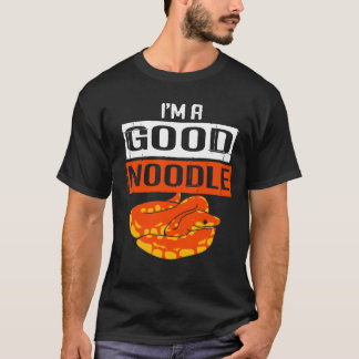 Python Good Noodle Ball Python Snake Boa T-Shirt