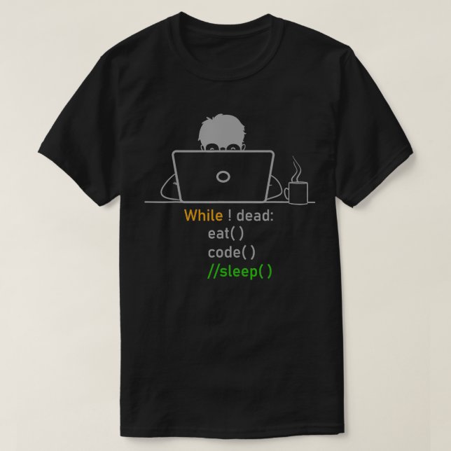 Python Graphic Novelty Funny Gifts For Computer Pr T-Shirt (Design Front)