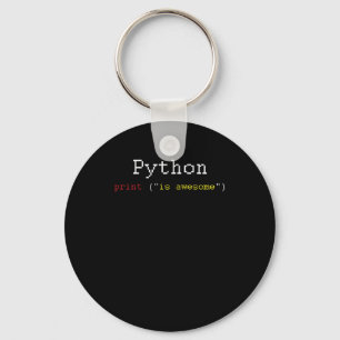 Python HTML Language Coder Coding Programmer Gift Key Ring