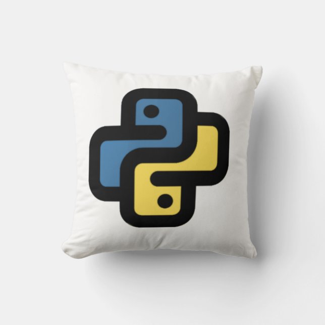 Python logo cushion (Front)