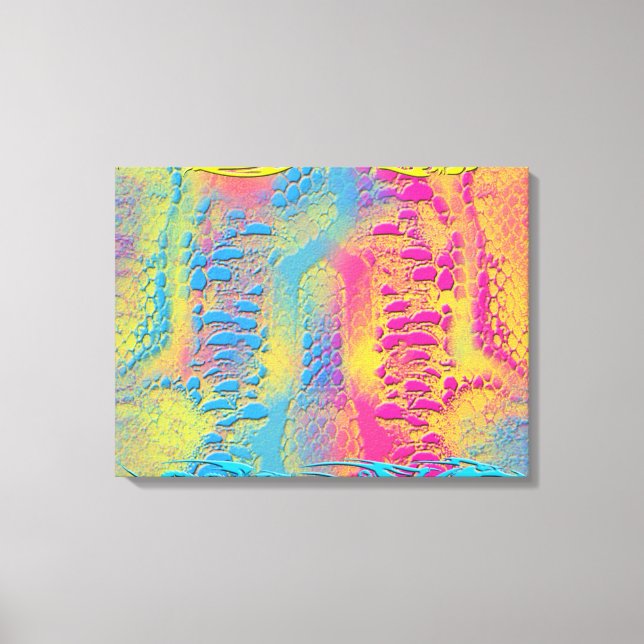 PYTHON - modern decorative fractal - Canvas Print (Front)