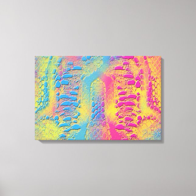 PYTHON - modern decorative fractal - Canvas Print (Front)