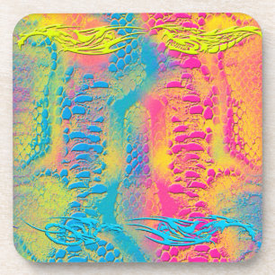 PYTHON - modern decorative fractal - Coaster