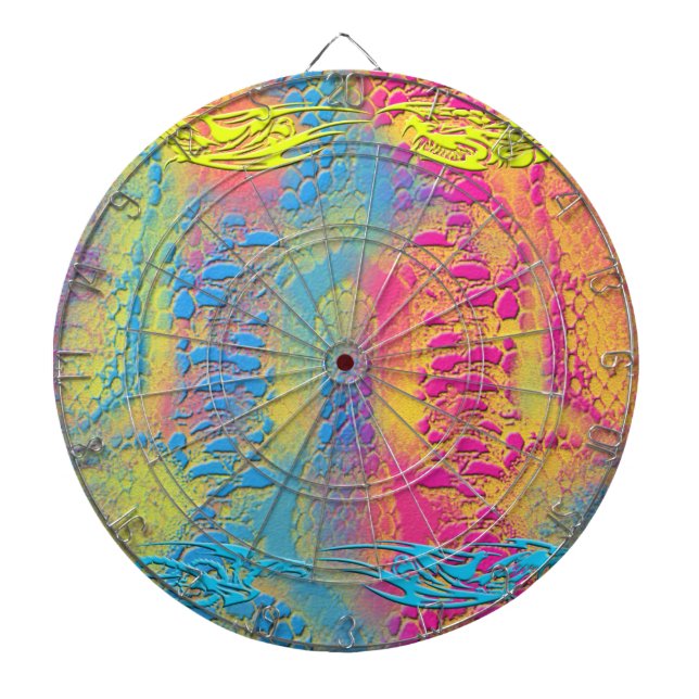 PYTHON - modern decorative fractal - Dartboard (Front)