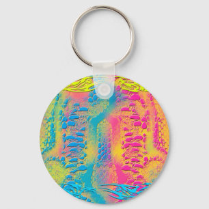 PYTHON - modern decorative fractal - Key Ring