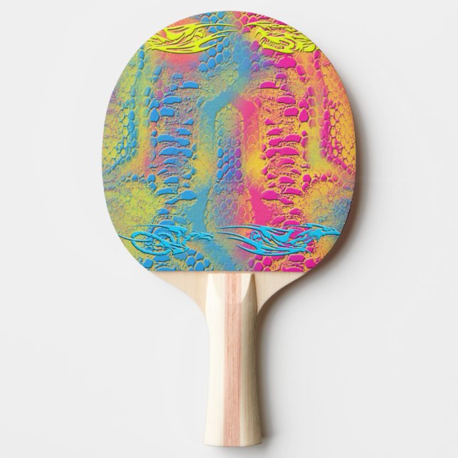PYTHON - modern decorative fractal - Ping Pong Paddle (Front)