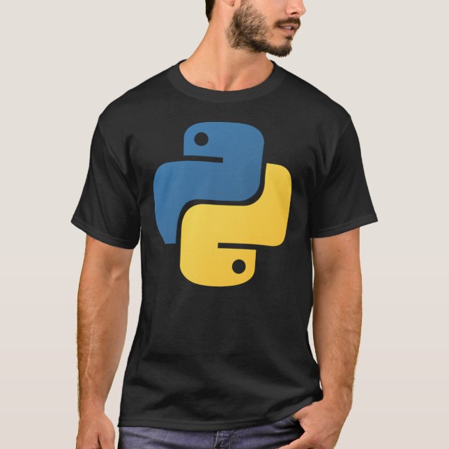 ☆ Python Programming Language Icon   T-Shirt (Front)