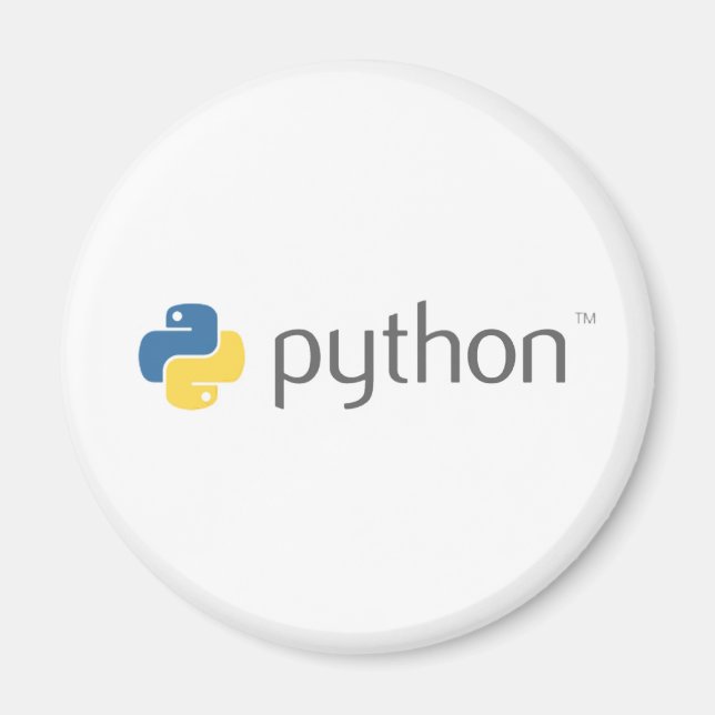 Python Programming Language Magnet (Front)