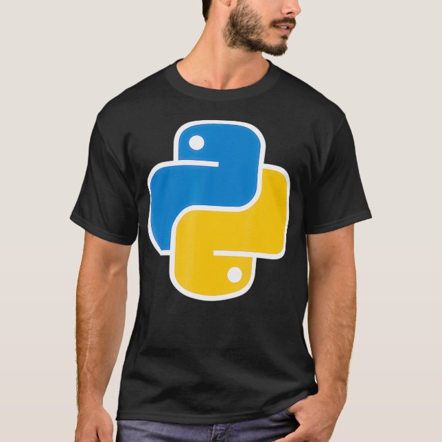 Python Programming Language Software Code T-Shirt (Front)