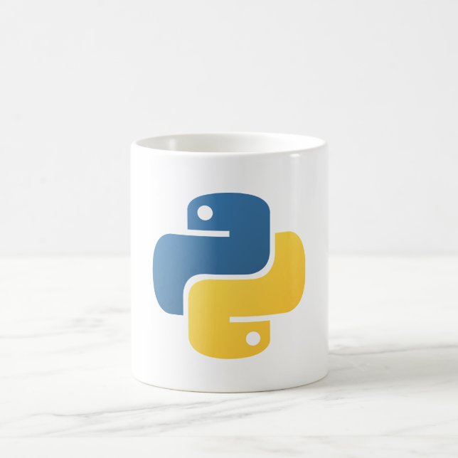 python programming logo coffee mug (Center)