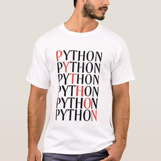 Python programming T-Shirt (Front)